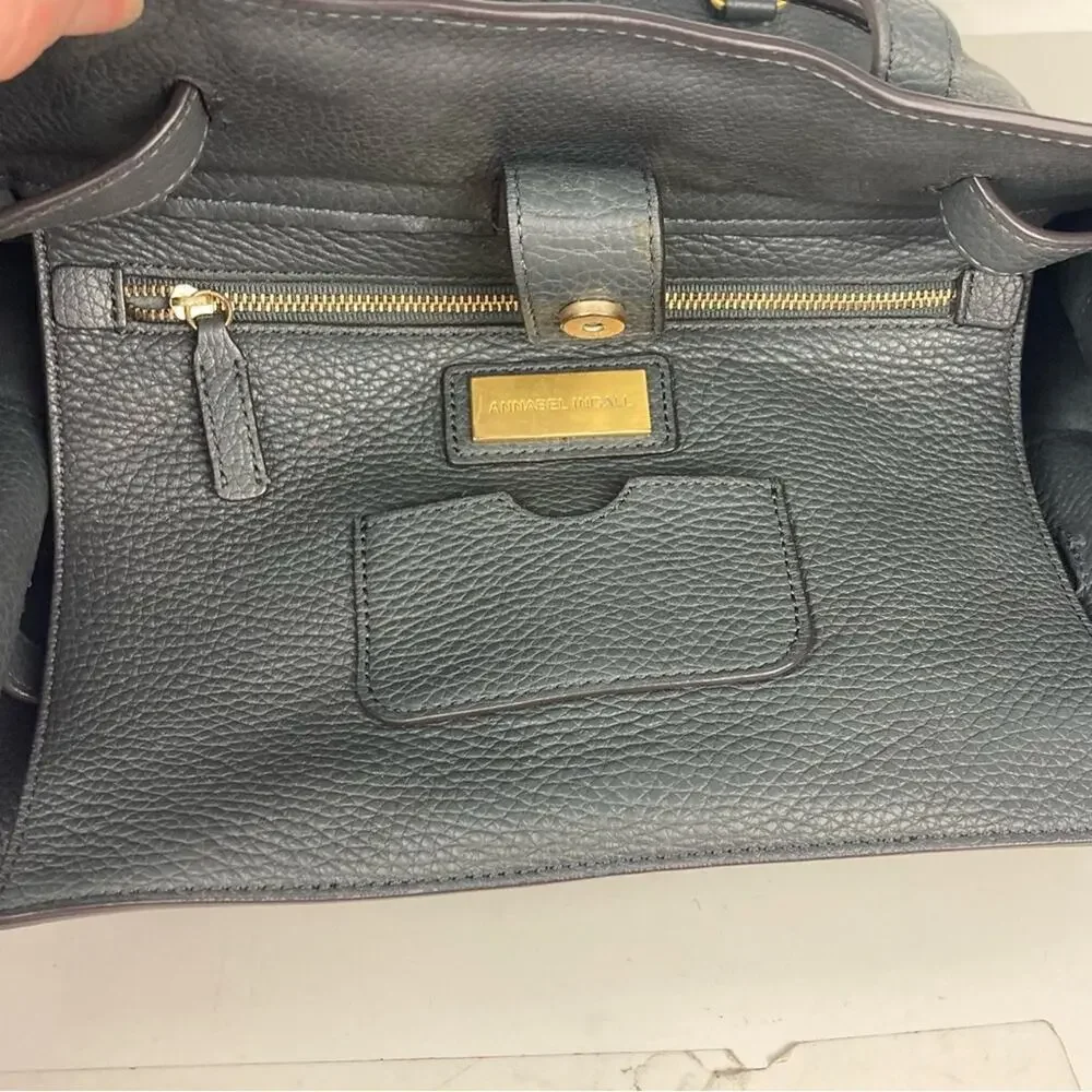 ANNABEL INGALL Italian Leather Drawstring Backpack - $550.